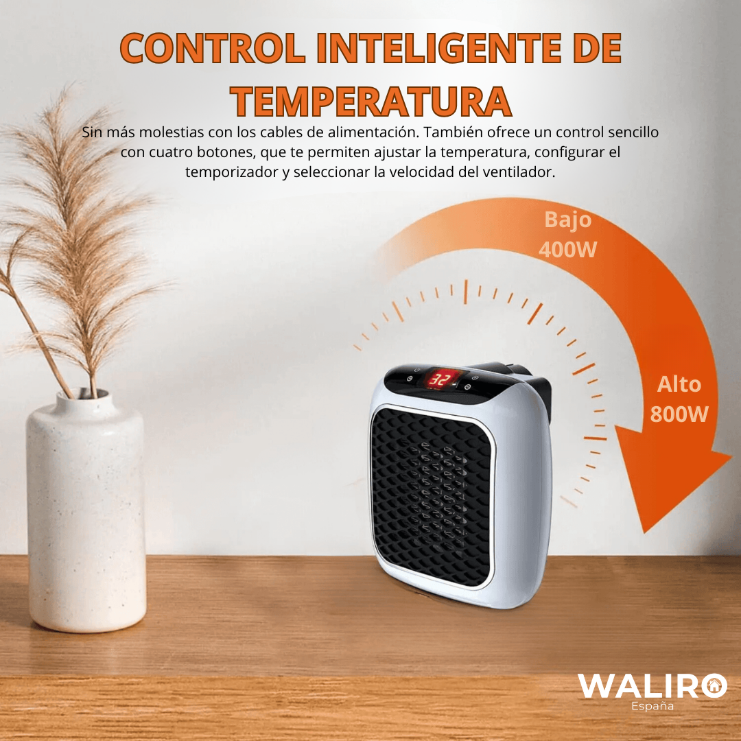 AeroHeat™ Calefactor Portátil de Pared