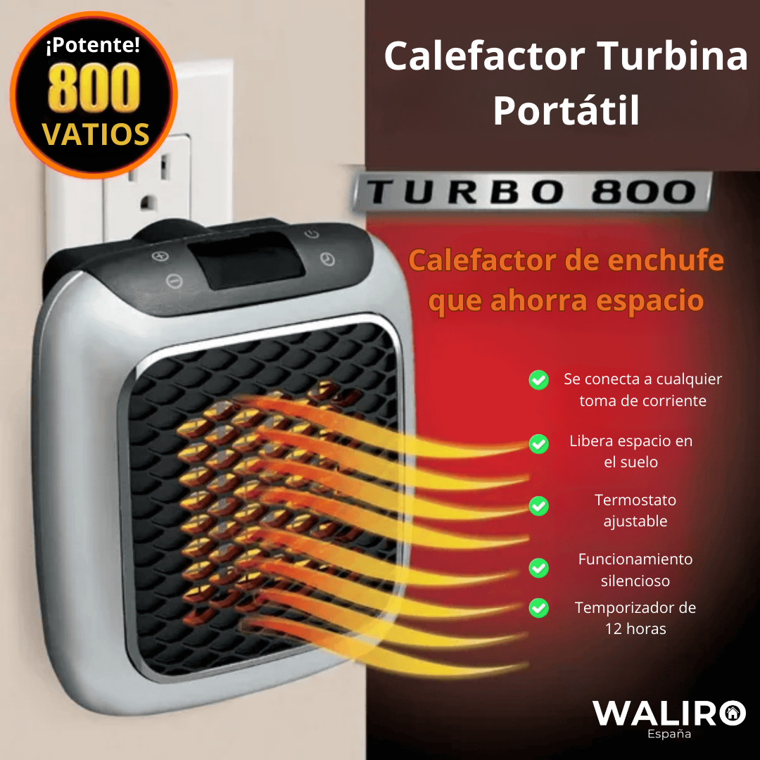 AeroHeat™ Calefactor Portátil de Pared