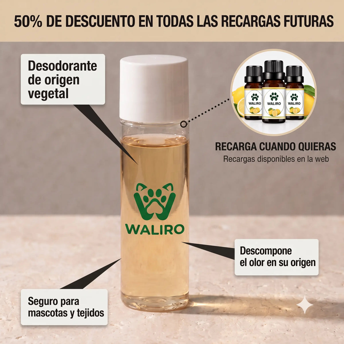 Waliro™ Pistola Antiolores Para Mascotas